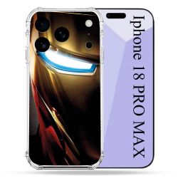Coque Renforcée Pour Iphone 18 Pro Max Iron Man Casque