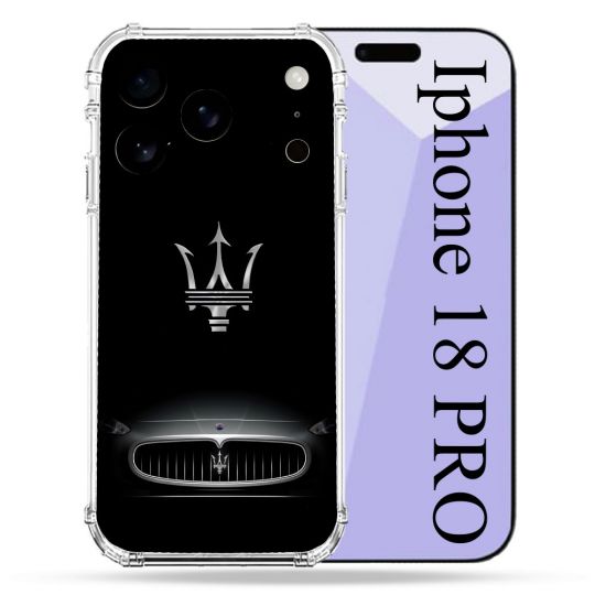 Coque Renforcée Pour Iphone 18 Pro Maserati