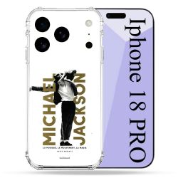 Coque Renforcée Pour Iphone 18 Pro Michael Jackson Blanc