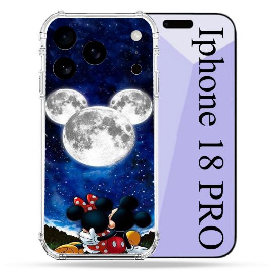 Coque Renforcée Pour Iphone 18 Pro Mickey Minnie