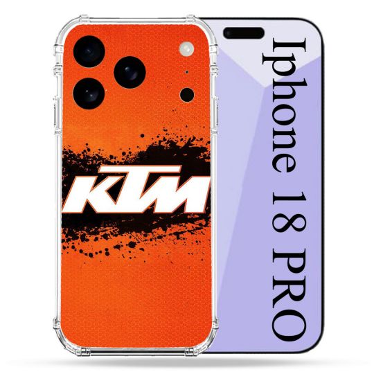 Coque Renforcée Pour Iphone 18 Pro Moto KTM