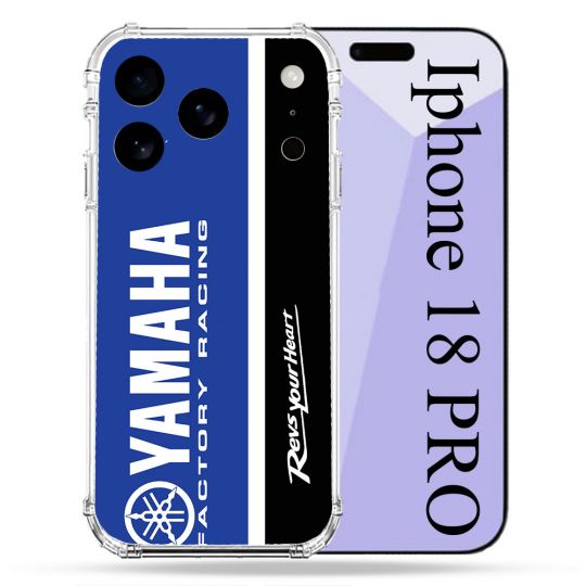 Coque Renforcée Pour Iphone 18 Pro Moto Yamaha