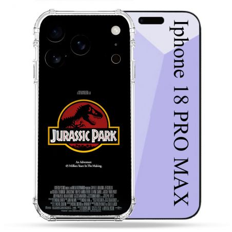 Coque Renforcée Pour Iphone 18 Pro Max Jurassic Park Affiche