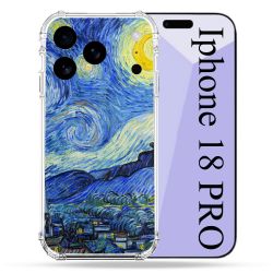 Coque Renforcée Pour Iphone 18 Pro Peinture La nuit étoilée