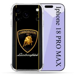 Coque Renforcée Pour Iphone 18 Pro Max Lamborghini Carbone