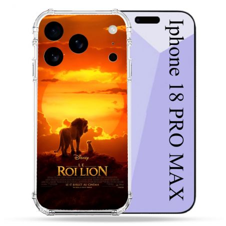 Coque Renforcée Pour Iphone 18 Pro Max Le Roi Lion Affiche