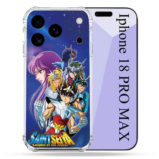 Coque Renforcée Pour Iphone 18 Pro Max Les Chevaliers Du Zodiaque