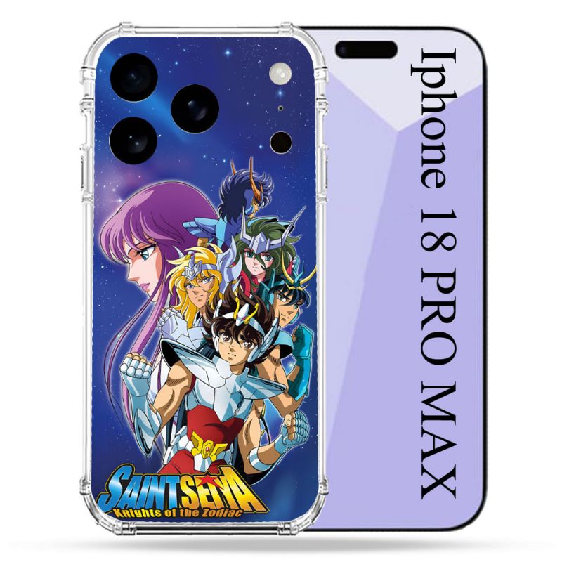 Coque Renforcée Pour Iphone 18 Pro Max Les Chevaliers Du Zodiaque