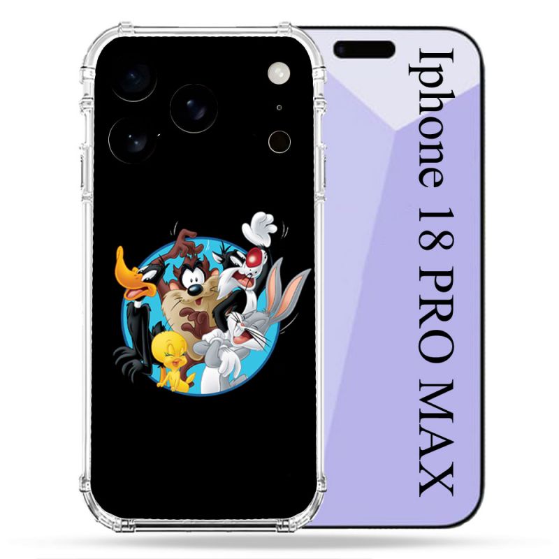 Coque Renforcée Pour Iphone 18 Pro Max Looney Tunes