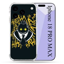Coque Renforcée Pour Iphone 18 Pro Max Manga Assassination Classroom Kuro Noir