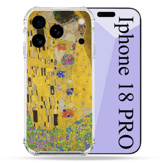 Coque Renforcée Pour Iphone 18 Pro Peinture Le Baiser