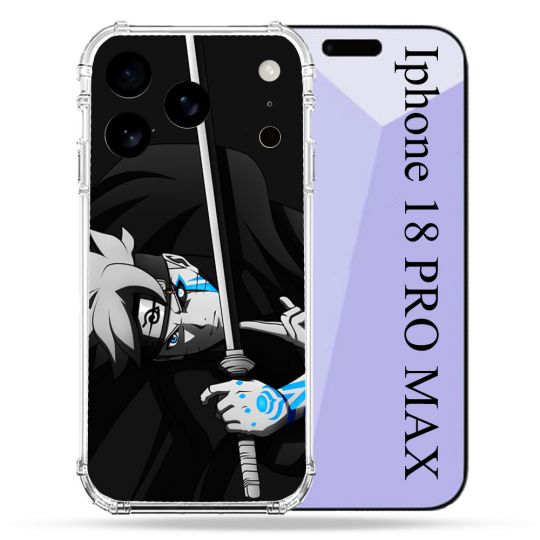 Coque Renforcée Pour Iphone 18 Pro Max Manga Boruto Epée