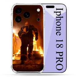 Coque Renforcée Pour Iphone 18 Pro Pompier Escalier