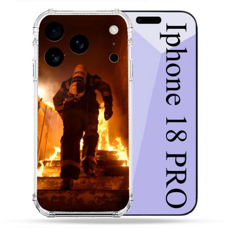 Coque Renforcée Pour Iphone 18 Pro Pompier Escalier