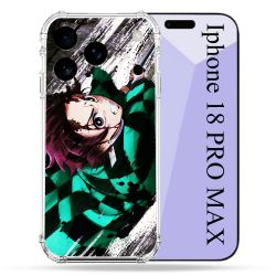 Coque Renforcée Pour Iphone 18 Pro Max Manga Demon Slayer Tanjiro