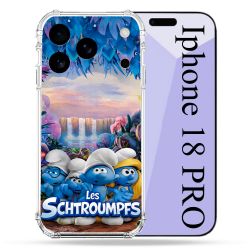 Coque Renforcée Pour Iphone 18 Pro Schtroumpfs Forêt