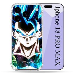 Coque Renforcée Pour Iphone 18 Pro Max Manga Dragon Ball Gogeta Visage