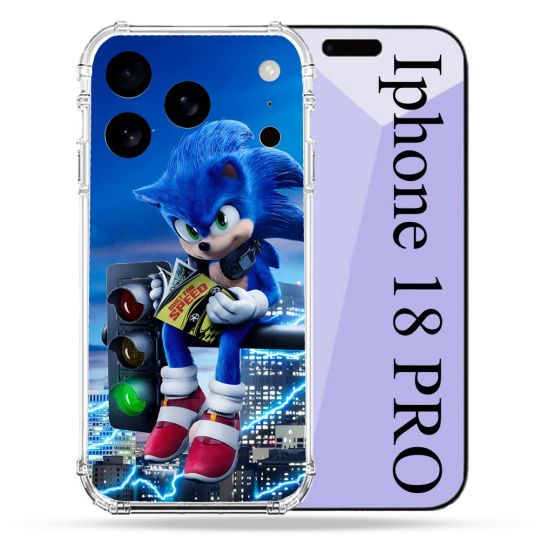 Coque Renforcée Pour Iphone 18 Pro Sonic