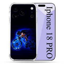 Coque Renforcée Pour Iphone 18 Pro Sport Cyclisme Bleu