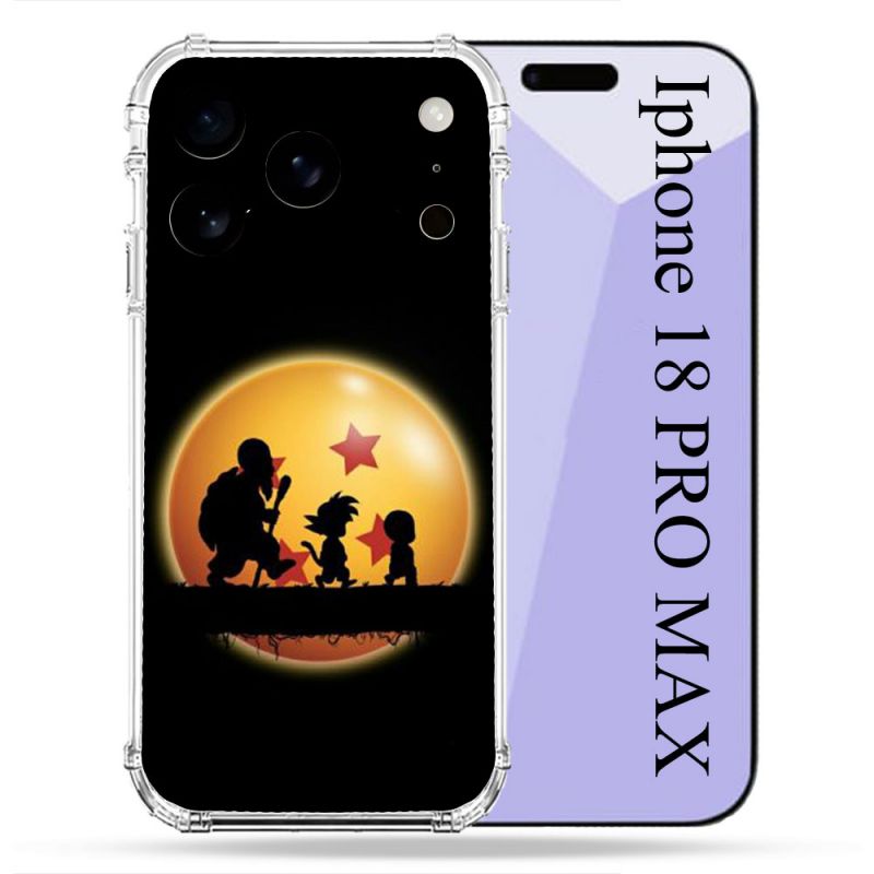 Coque Renforcée Pour Iphone 18 Pro Max Manga Dragon Ball Vintage