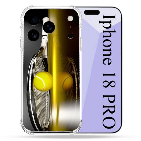 Coque Renforcée Pour Iphone 18 Pro Sport Tennis Reflet