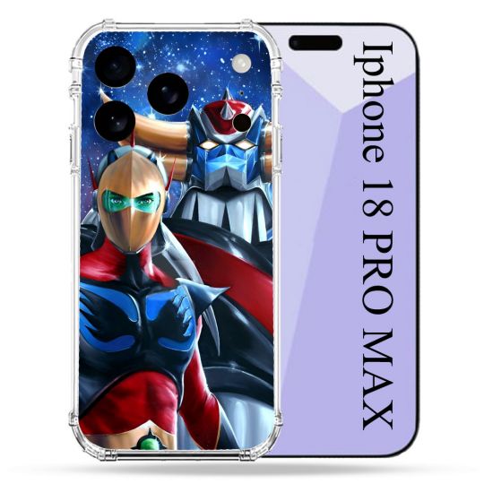 Coque Renforcée Pour Iphone 18 Pro Max Manga Goldorak