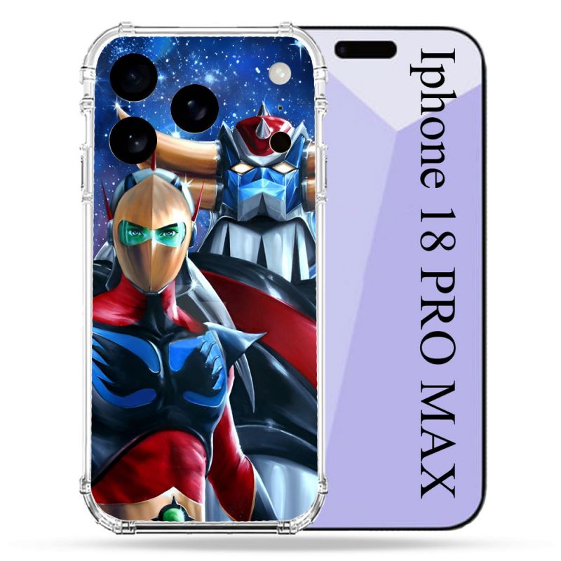 Coque Renforcée Pour Iphone 18 Pro Max Manga Goldorak