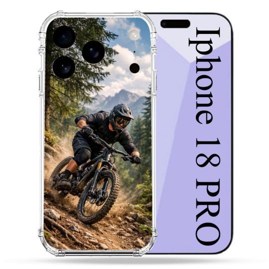 Coque Renforcée Pour Iphone 18 Pro Sport VTT Montagne