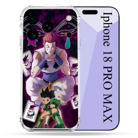 Coque Renforcée Pour Iphone 18 Pro Max Manga Hunter X Hunter Hisoka