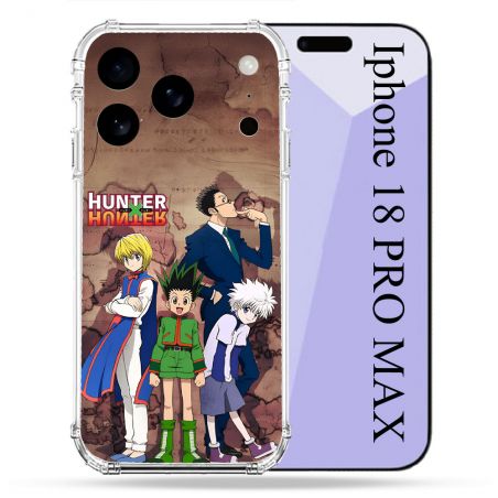 Coque Renforcée Pour Iphone 18 Pro Max Manga Hunter X Hunter Vintage