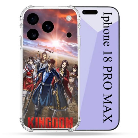 Coque Renforcée Pour Iphone 18 Pro Max Manga Kingdom Affiche