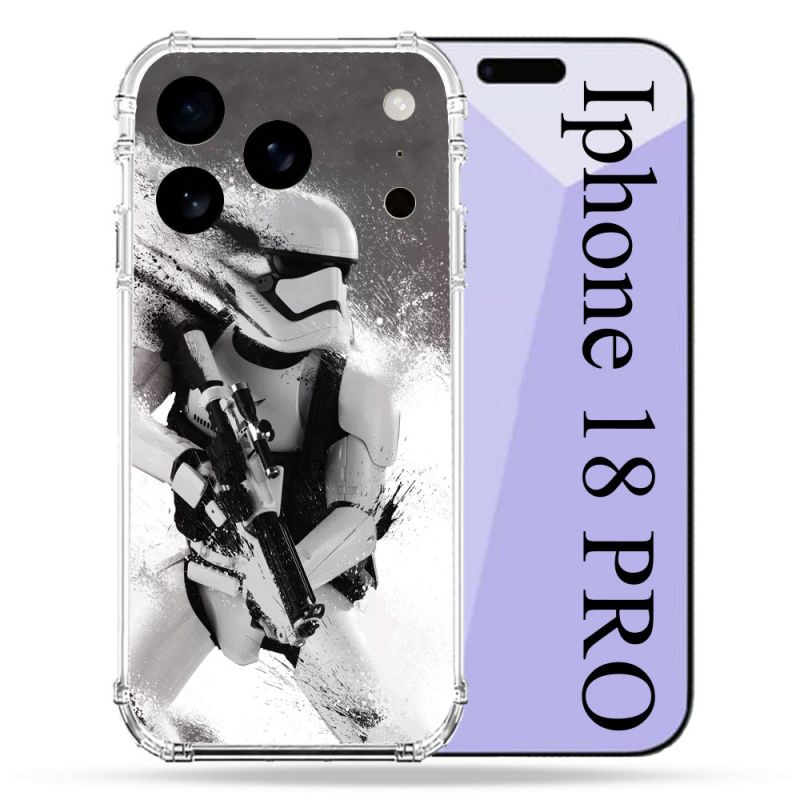 Coque Renforcée Pour Iphone 18 Pro Star Wars - Trooper