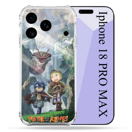 Coque Renforcée Pour Iphone 18 Pro Max Manga Made In Abyss Affiche