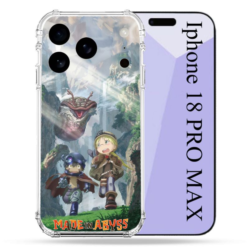 Coque Renforcée Pour Iphone 18 Pro Max Manga Made In Abyss Affiche