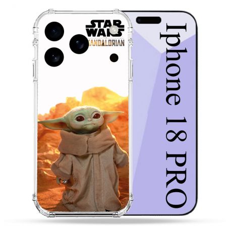 Coque Renforcée Pour Iphone 18 Pro Star Wars - Yoda bebe soleil