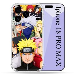 Coque Renforcée Pour Iphone 18 Pro Max Manga Naruto Team