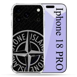 Coque Renforcée Pour Iphone 18 Pro Stone Island Gris