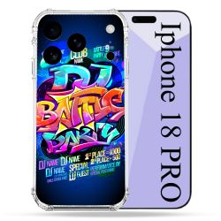 Coque Renforcée Pour Iphone 18 Pro Street Art Rap