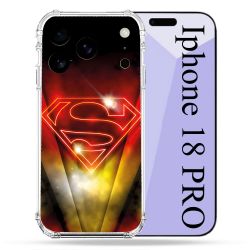 Coque Renforcée Pour Iphone 18 Pro Superman Logo