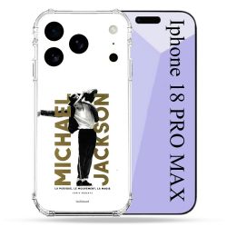 Coque Renforcée Pour Iphone 18 Pro Max Michael Jackson Blanc