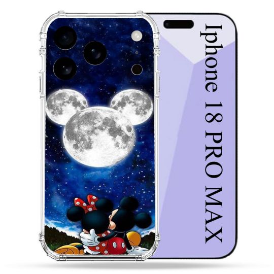 Coque Renforcée Pour Iphone 18 Pro Max Mickey Minnie
