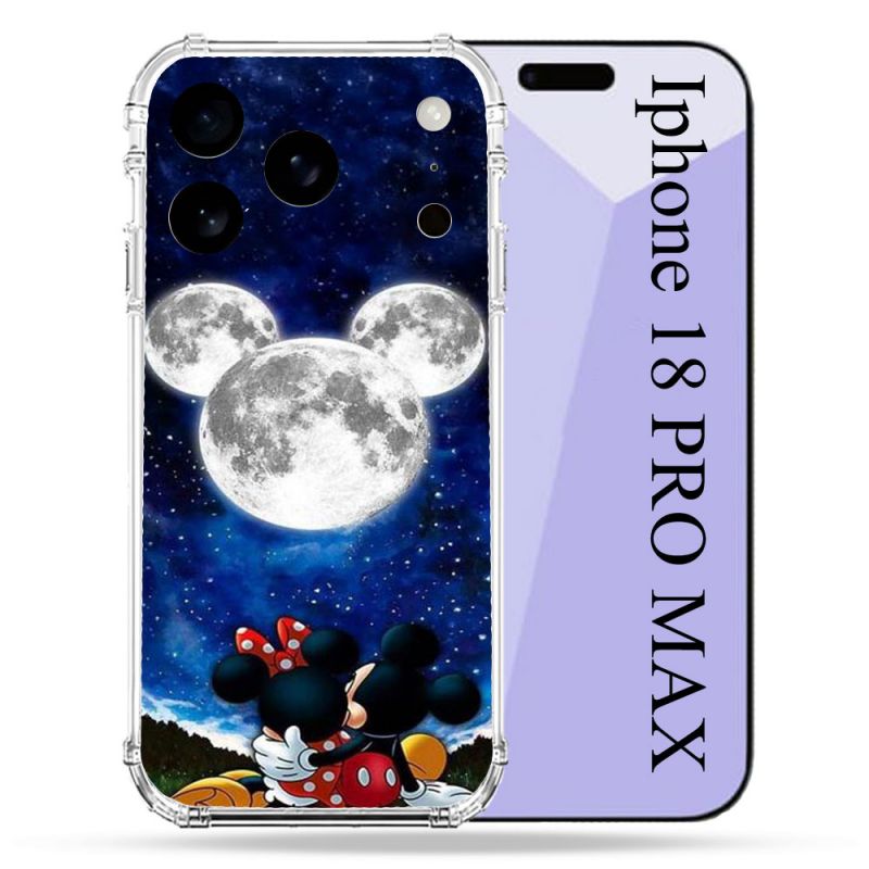 Coque Renforcée Pour Iphone 18 Pro Max Mickey Minnie