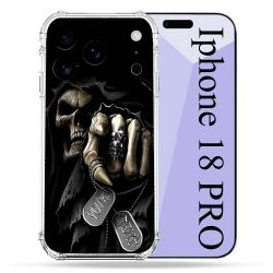 Coque Renforcée Pour Iphone 18 Pro Tete de Mort Your Next