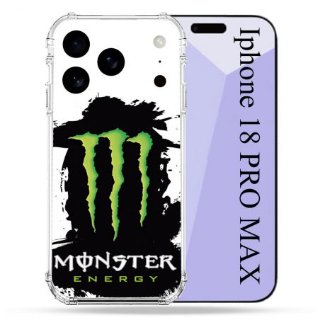 Coque Renforcée Pour Iphone 18 Pro Max Monster Energy Tache
