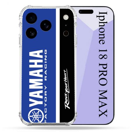 Coque Renforcée Pour Iphone 18 Pro Max Moto Yamaha