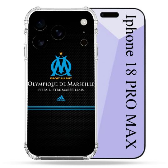 Coque Renforcée Pour Iphone 18 Pro Max Olympique Marseille OM Fier etre Marseillais