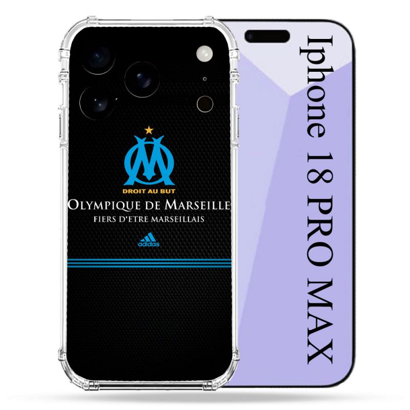 Coque Renforcée Pour Iphone 18 Pro Max Olympique Marseille OM Fier etre Marseillais