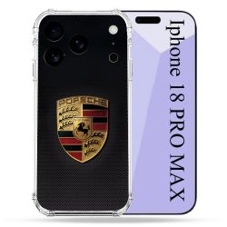 Coque Renforcée Pour Iphone 18 Pro Max Porsche Carbone