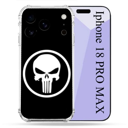 Coque Renforcée Pour Iphone 18 Pro Max Punisher