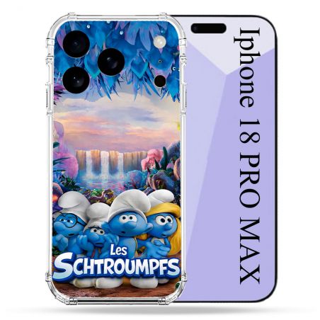 Coque Renforcée Pour Iphone 18 Pro Max Schtroumpfs Forêt